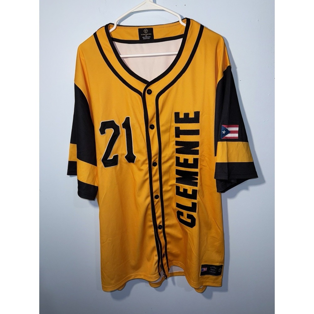 ROBERTO CLEMENTE‎ Jersey #21 Puerto Rico Pittsburgh Pirates Tainowears Tag Sz XL - Picture 2 of 8